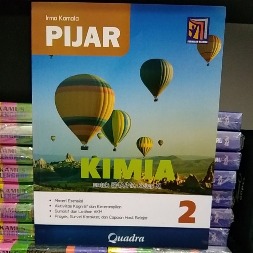 pijar kimia untuk kelas 11/XI SMA/MA Quadra kurikulum merdeka EDISI KEDUA 2025 penulis Irma Kamala
