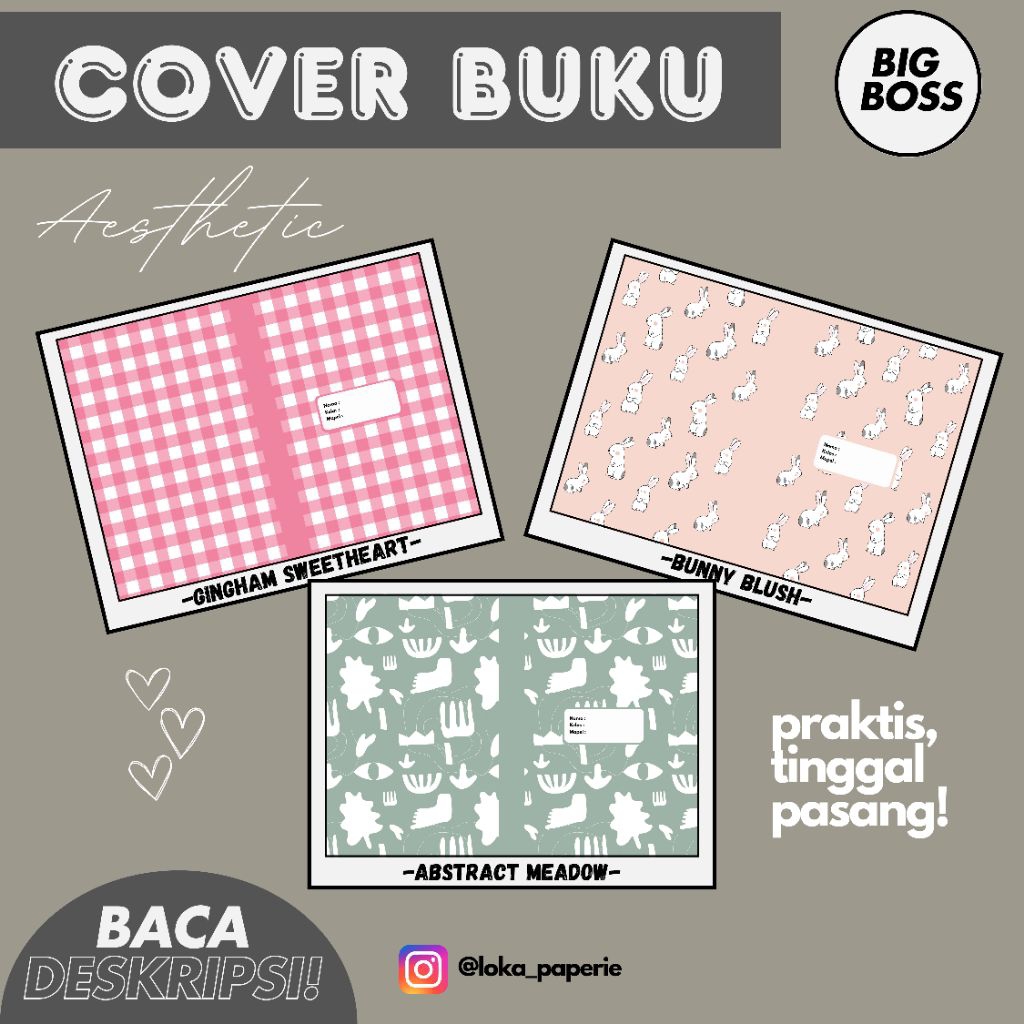 

Sampul Buku Aesthetic Pastel Lucu Ukuran BigBoss – LOKA PAPERIE (40x29 cm)