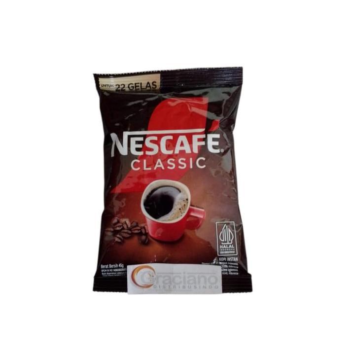 

Nescafe classic 45 gram kopi bubuk robusta 100% terlaris