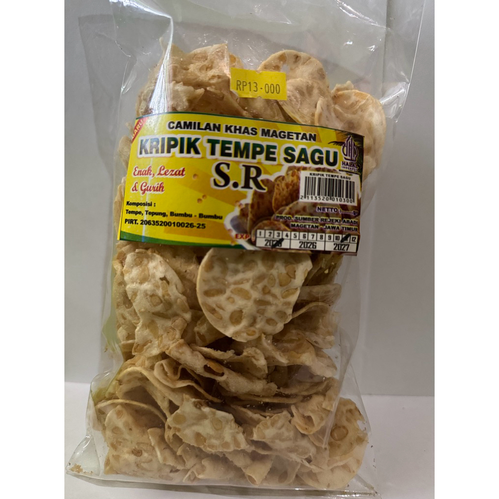 

kripik tempe sagu