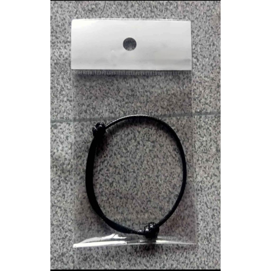 Gelang Tali Polos Hitam / Putih Hitam / Putih Merah Hitam