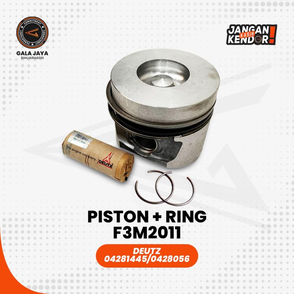 PISTON + RING F3M2011 - DEUTZ