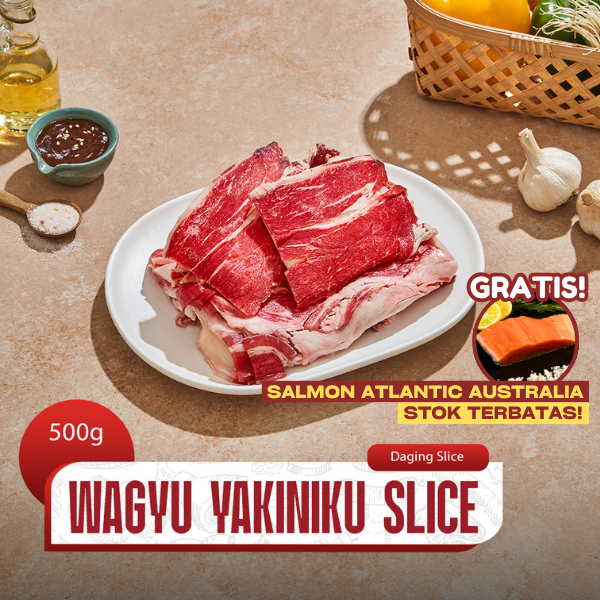 

Daging Sapi Premium Wagyu Slice Yakiniku Frozen Food Halal 500gr AUS – Daily Beef