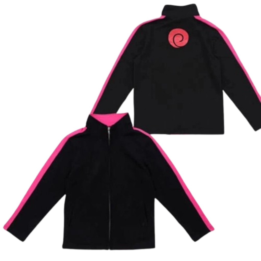 Jaket Anime Boruto / Jaket Zipper Cosplay Anime Boruto Anak Pria Wanita Bahan Lotto Premium