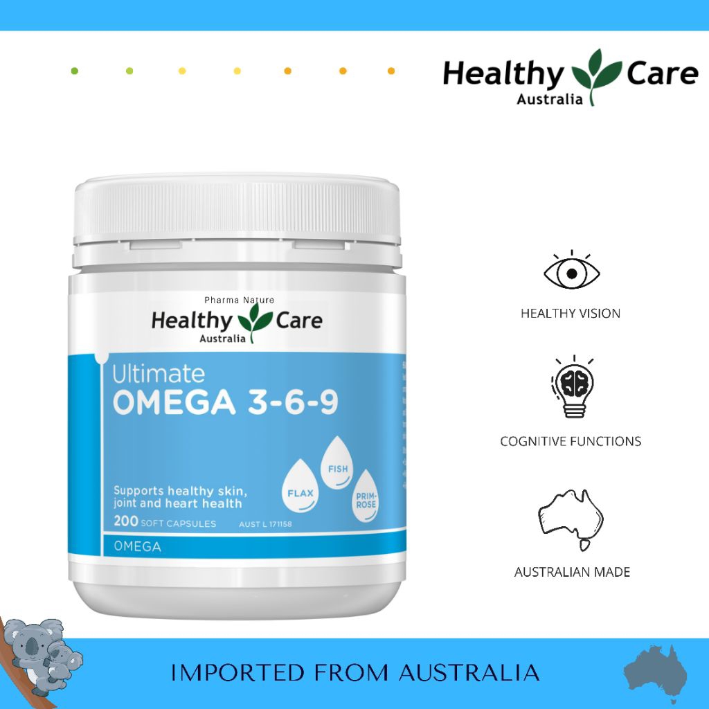 HEALTHY CARE ULTIMATE OMEGA 3 6 9 200 CAPSULES