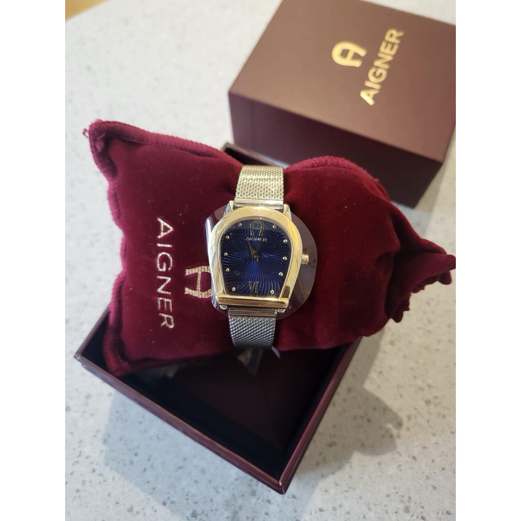 Ready Aigner Molise watch AGW274003 Silver Gold Blue