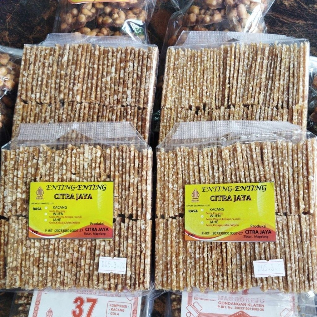 

ENTING ENTING "CITRA JAYA" (KACANG-WIJEN) 250gram