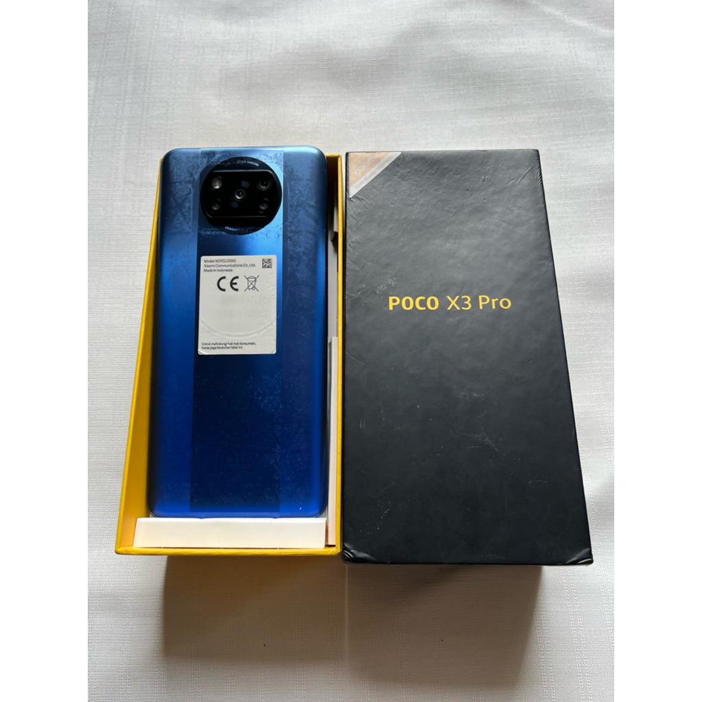 Poco x3 pro nfc 8/256gb blue BEKAS