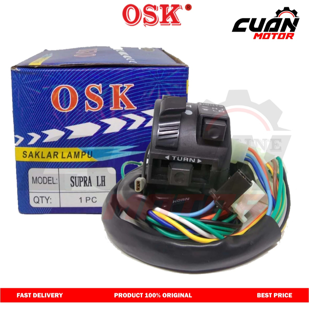 SAKLAR KIRI SUPRA X 100 LAMA OSK SAKLAR HOLDER KIRI SUPRA X 100 LH