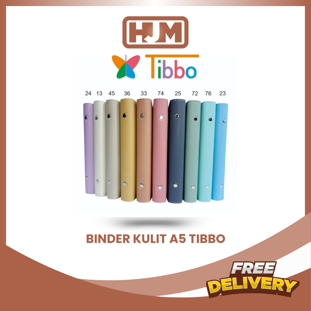 

TIBBO AGENDA / BINDER CAMPUS / KAMPUS A5 LOOSE LEAF KULIT 1224