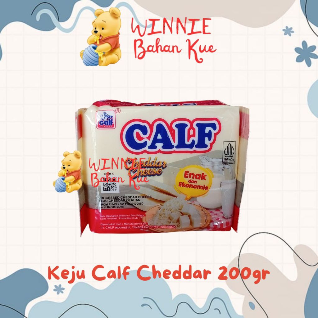 

Keju Calf Cheddar 200gr