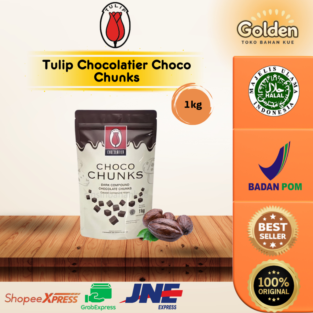 

Tulip Chocolatier Choco Chunks 1kg