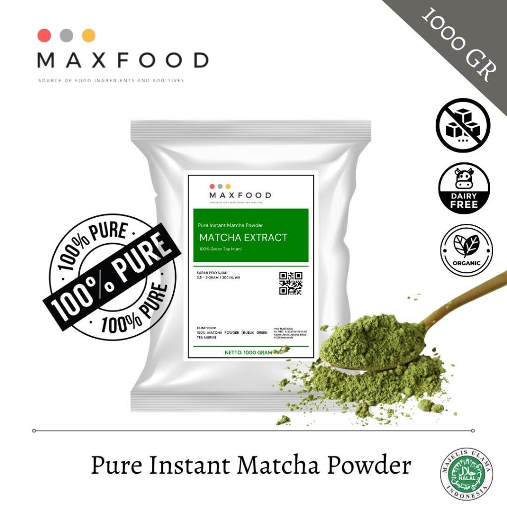 

MAXFOOD - Pure Matcha Powder / Bubuk Matcha Murni / Bubuk Green Tea Murni 1 KG