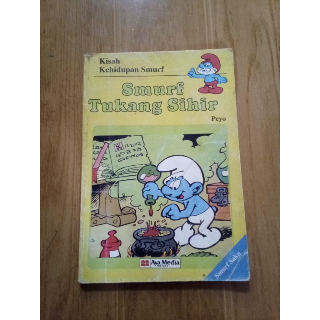 komik kecil smurf terbitan aya media
