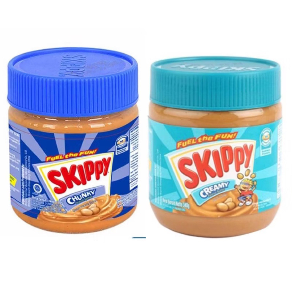 

SKIPPY Peanut Butter Creamy & Chunky Selai Kacang 170gr