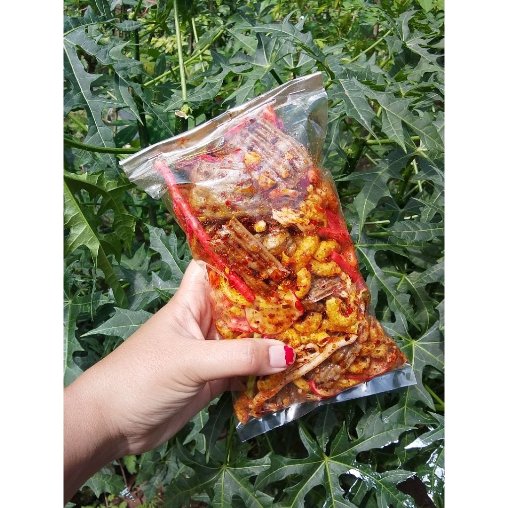 

SS-Snack seblak Kering mix/seblak campur/seblak pedas daun jeruk 250gram