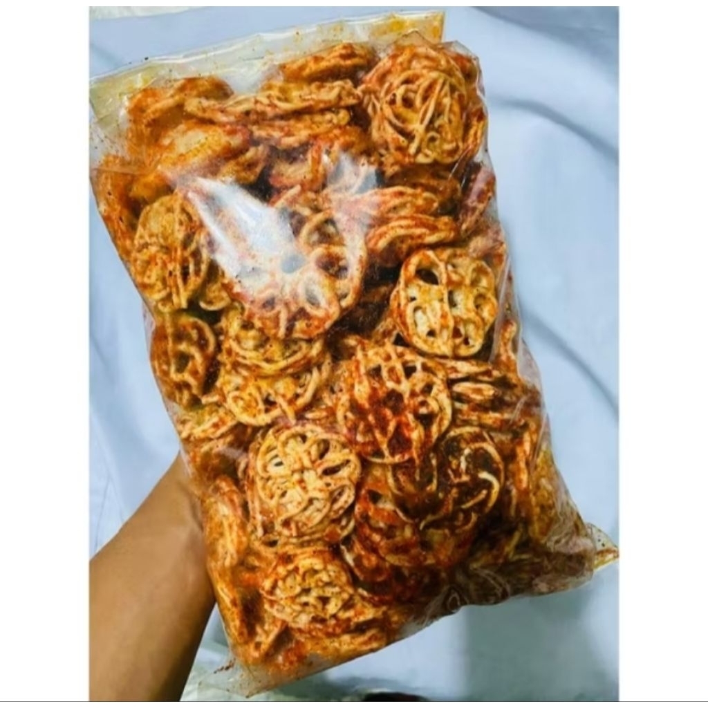 

KERUPUK PEDO/KERUPUK MAMANG RAFAEL Cemilan Snack kering pedas daun jeruk