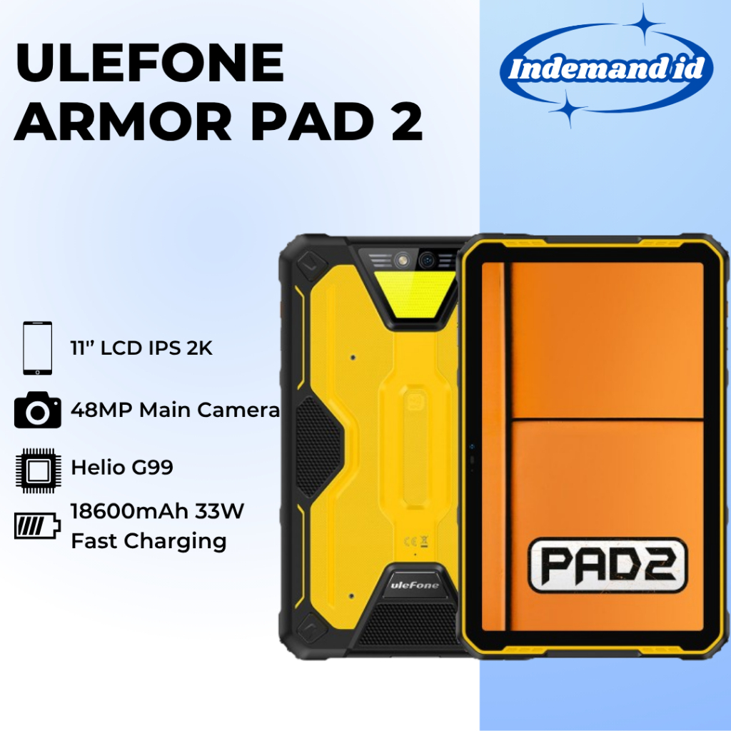 Ulefone Armor Pad 2 Tablet Rugged 4G 11 inch 16GB 256GB IP68/IP169K
