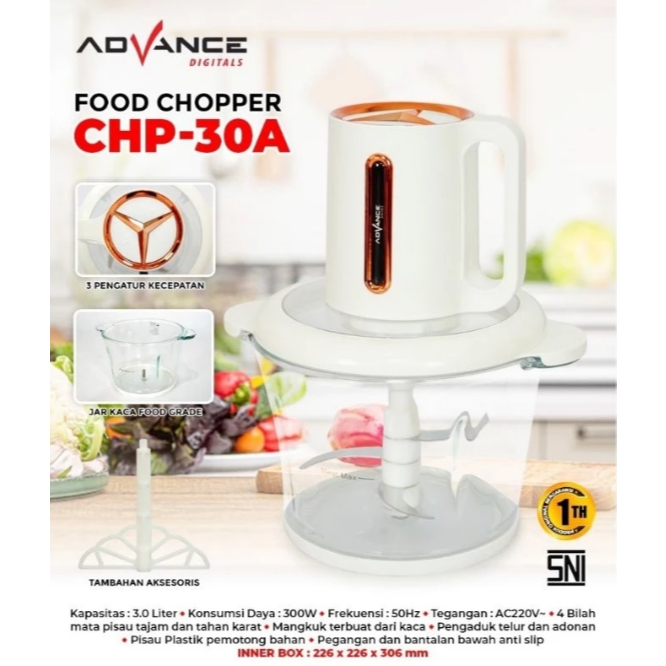 ADVANCE FOOD CHOPPER CHP-30A