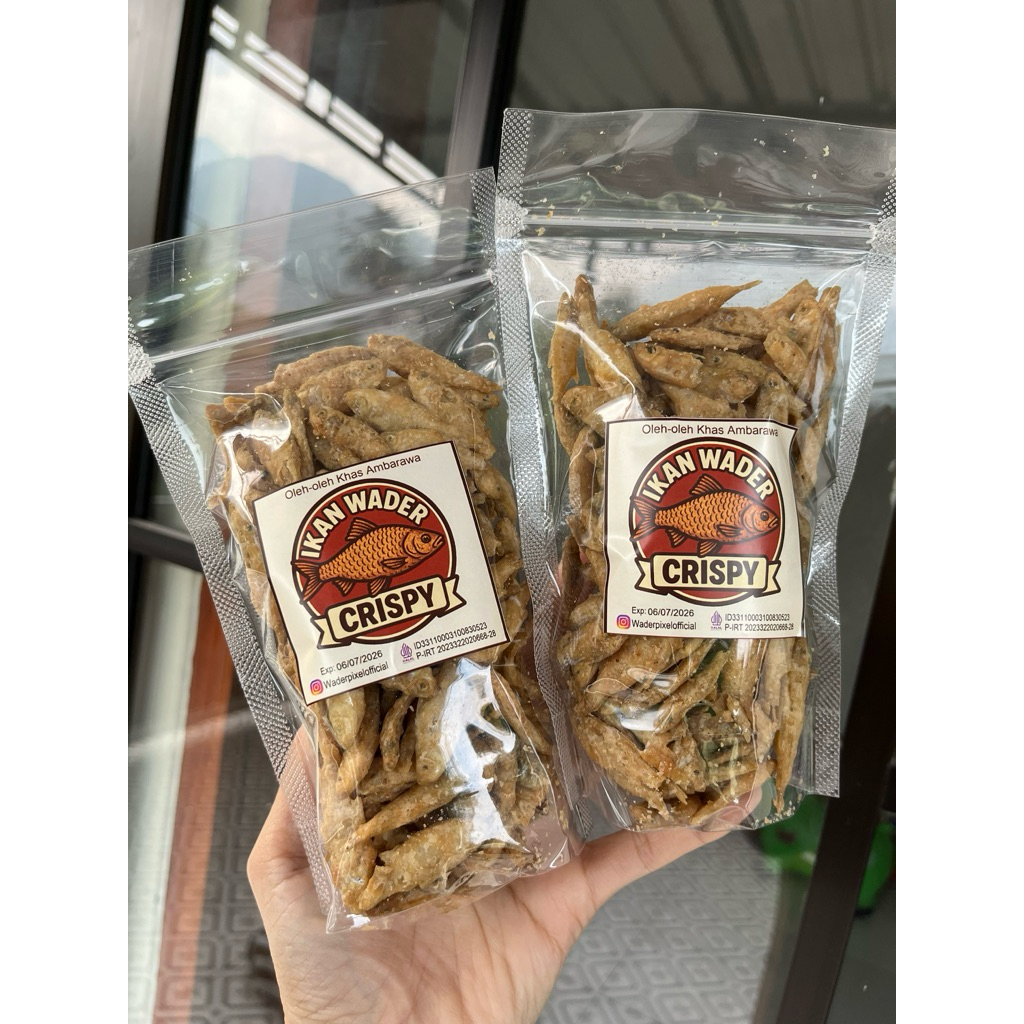 

Wader Crispy & Udang Crispy 100 gram / Keripik Ikan Wader Terlaris / Cemilan sehat rendah minyak / Lauk sehat rendah minyak