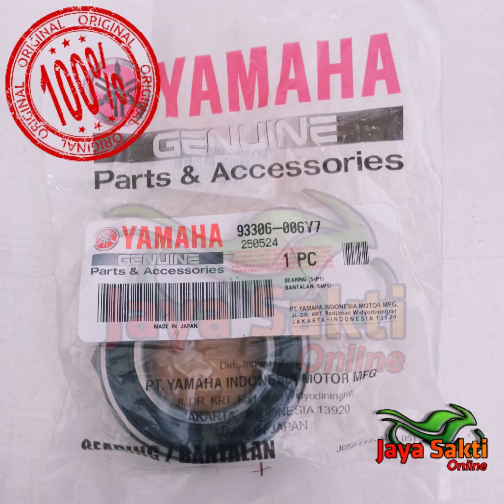 BEARING LAHER BAK CVT MIO J - MIO GT - SOUL GT 115 - FINO FI 115 ASLI YAMAHA