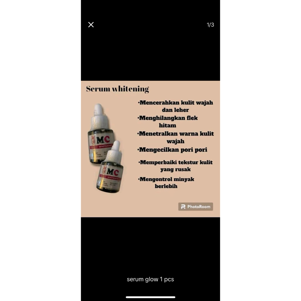 serum whitening glowing Mc