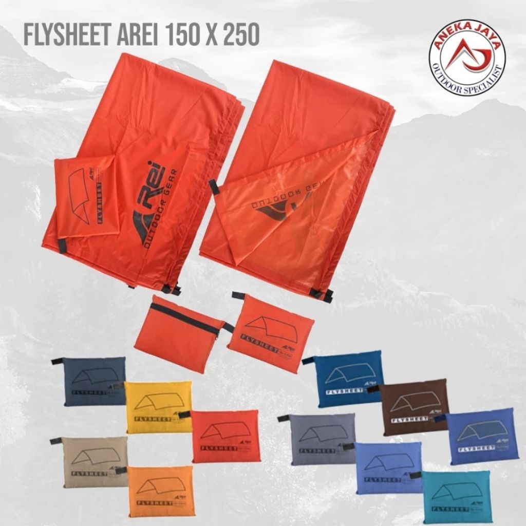 FLYSHEET AREI 150 X 250 WATERPROOF