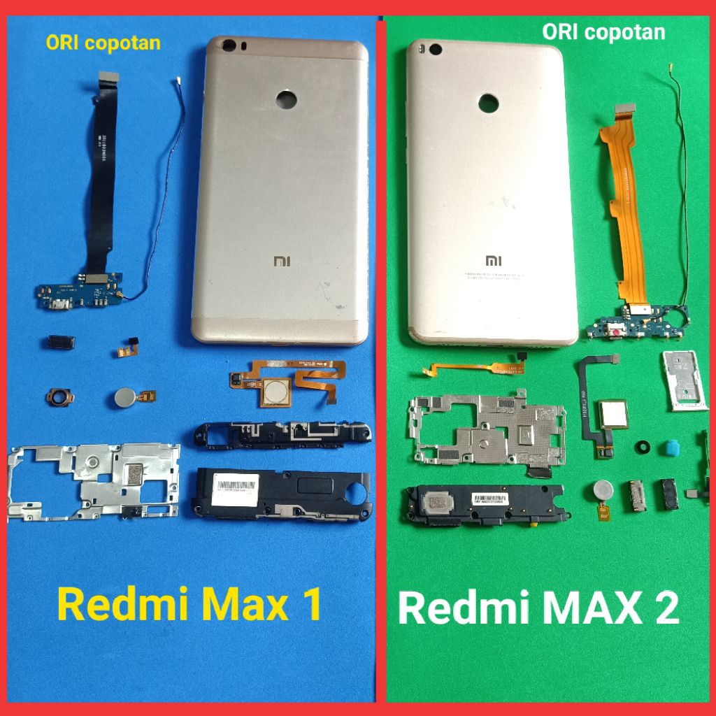 Sparepart Xiaomi Max 1 &  Mi Max 2 Second Original Copotan  buzzer  tutup mesin atas Vibrate speaker