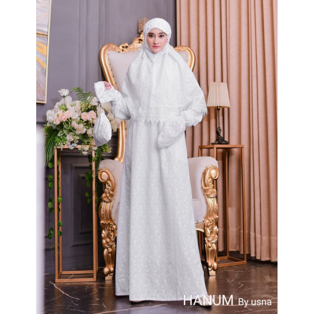 Gamis putih HANUM By usna