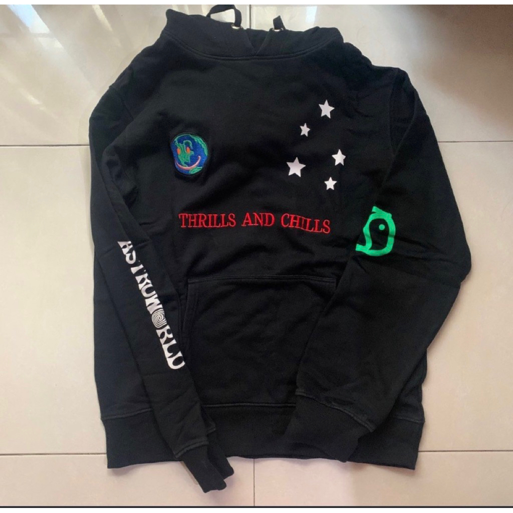 Preloved Hoodie Black Travis Scott Astroworld