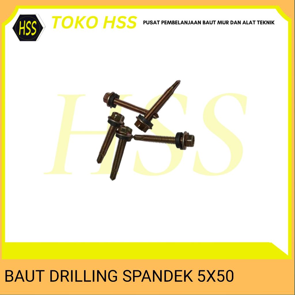 BAUT ROOFING / BAUT SPANDEK / BAUT DRILLING 5 CM MOON LION