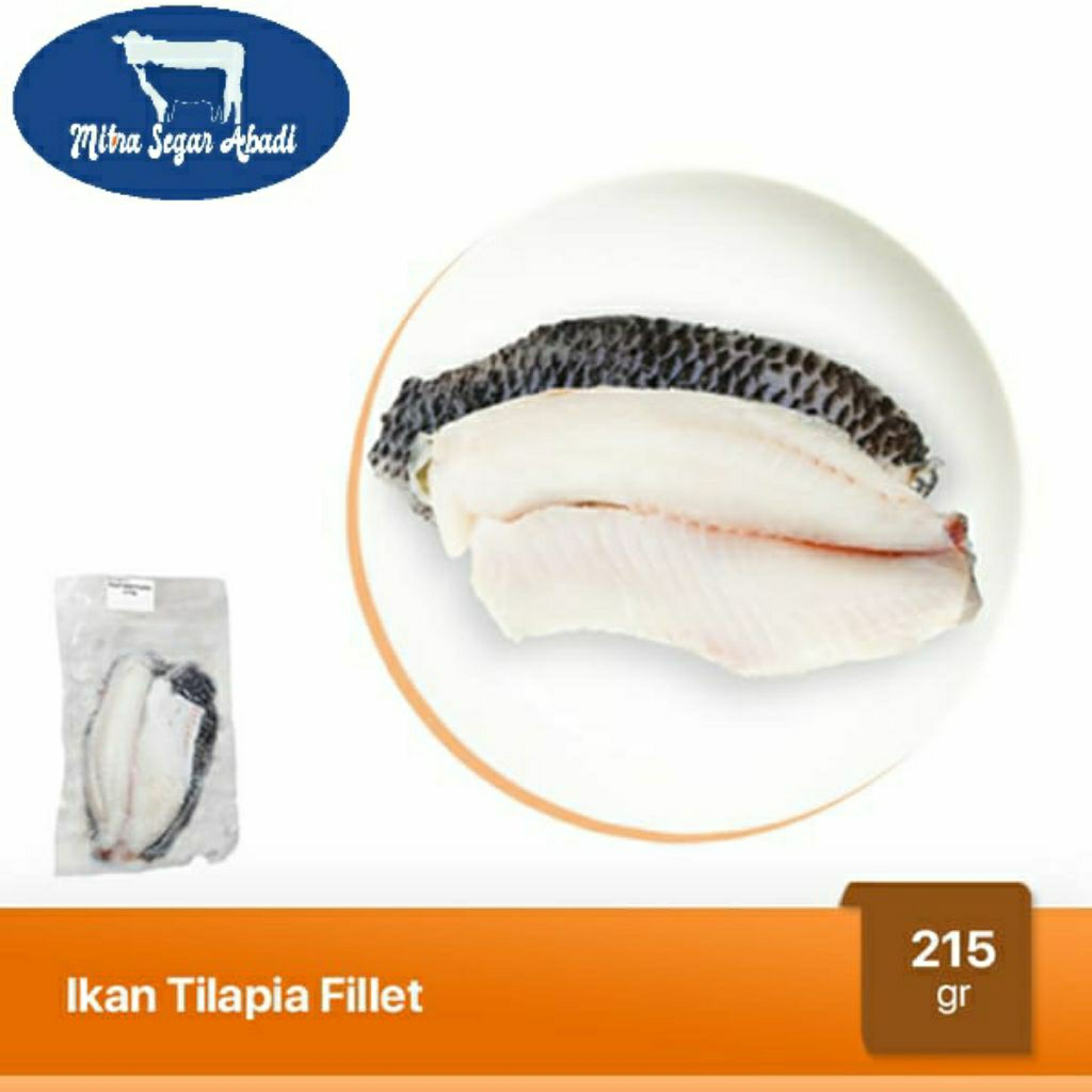 

Ikan Tilapia Fillet Skin On / Fillet Nila 21gr