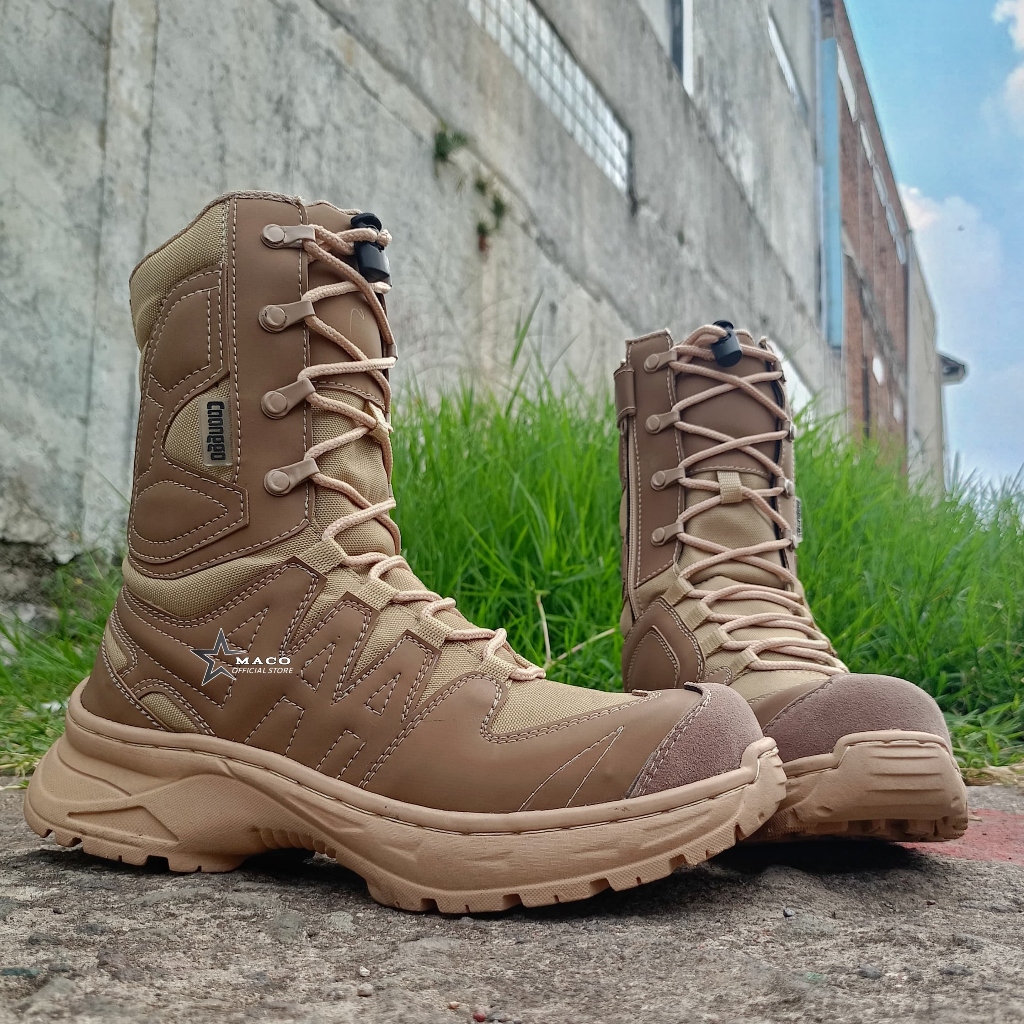 Caanggo - sepatu pdl gurun tactical safety boots terbaru sepatu pdl satpol pp ujung besi