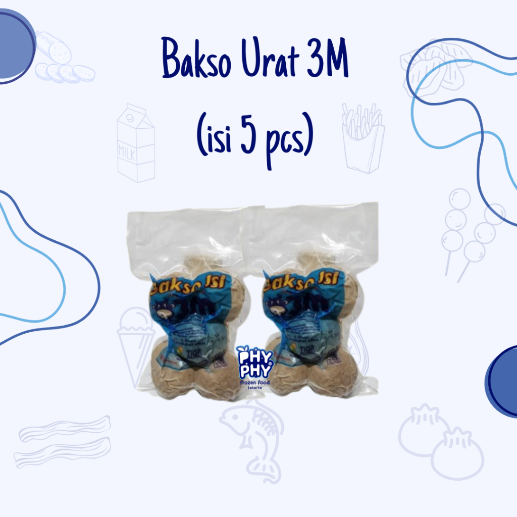 

Bakso Sapi Urat 3M isi 5 pcs | Bakso Urat | Bakso Sapi | Bakso Daging Sapi