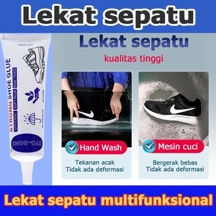Sepatu Karet Lem Super Sol Resin Anti Air Bagus Kemasan Rapi