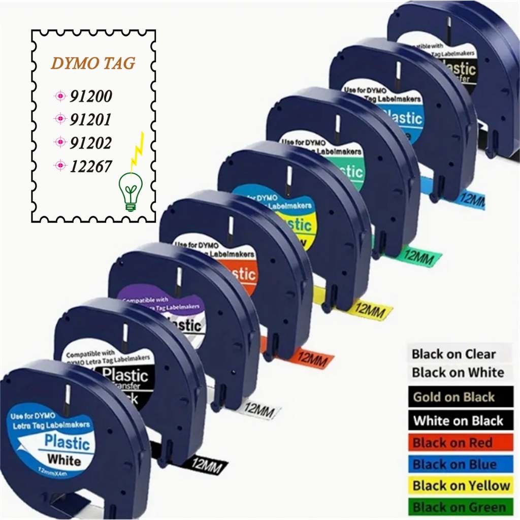 

DYMO Tag Kuningan Plastik dengan Anti-Automatasi Laber