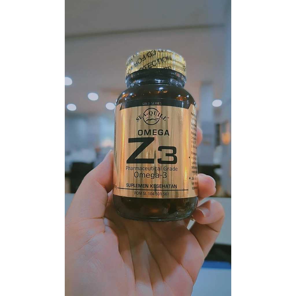 Sea Quill Z3 Omega-3 50 Softgel (Produk ORI/Asli) Suplemen Makanan