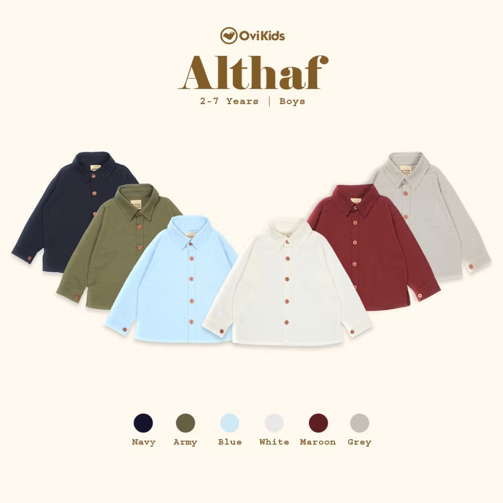 Ovi Kids Kemeja Panjang Althaf Anak