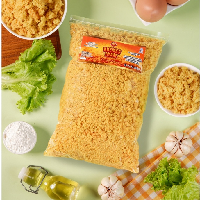 

Ceria Snack - Kremes Ayam 1KG | Kremesan Ayam Enak Kriuk | Kremes Bikin Nagih | Kremes Ayam Non MSG