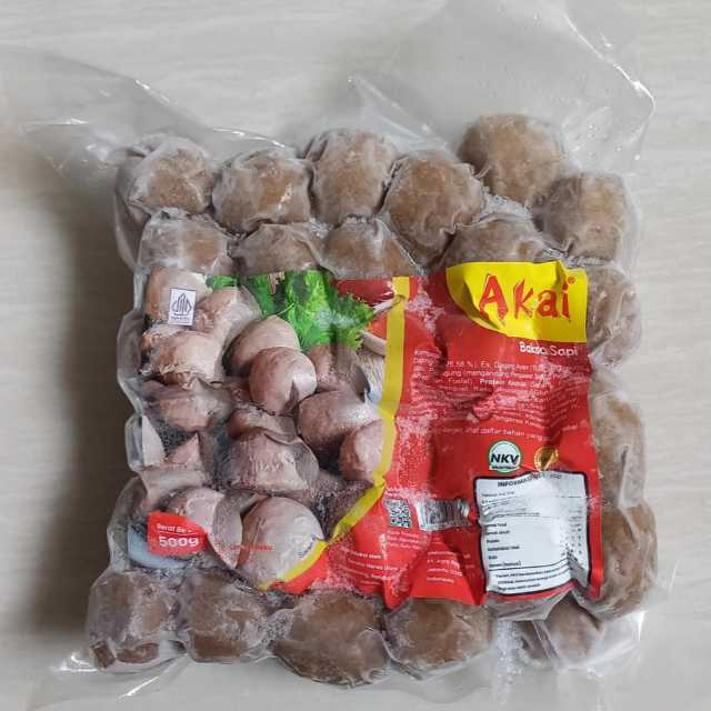 

Bakso Sapi AKAI Isi 50 pcs ( 500 Gram )