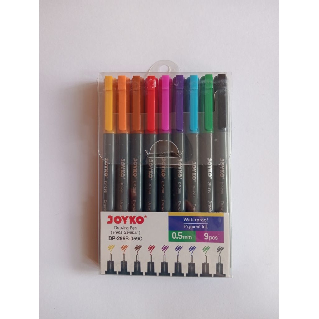 

Drawing Pen Pena Gambar Joyko 1 Set 9 pcs
