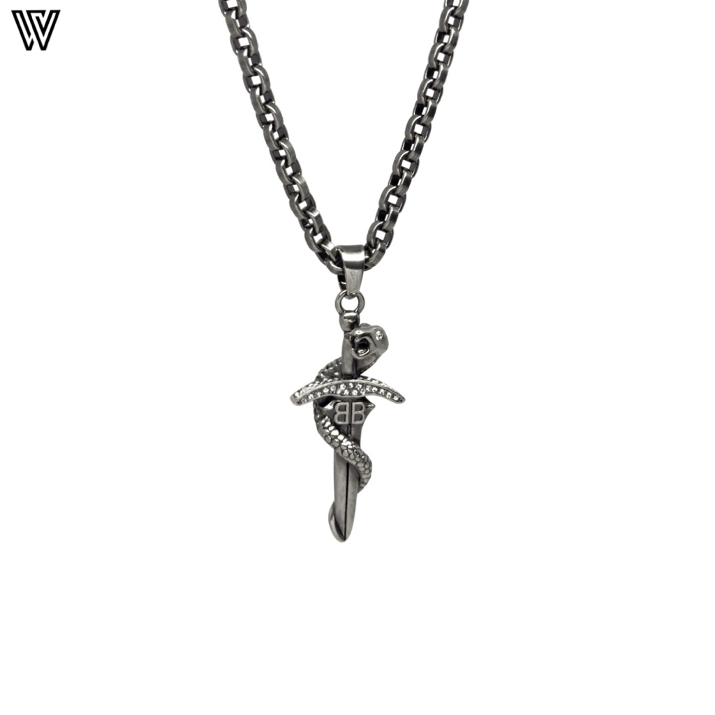 BLCG Goth Snake Necklace