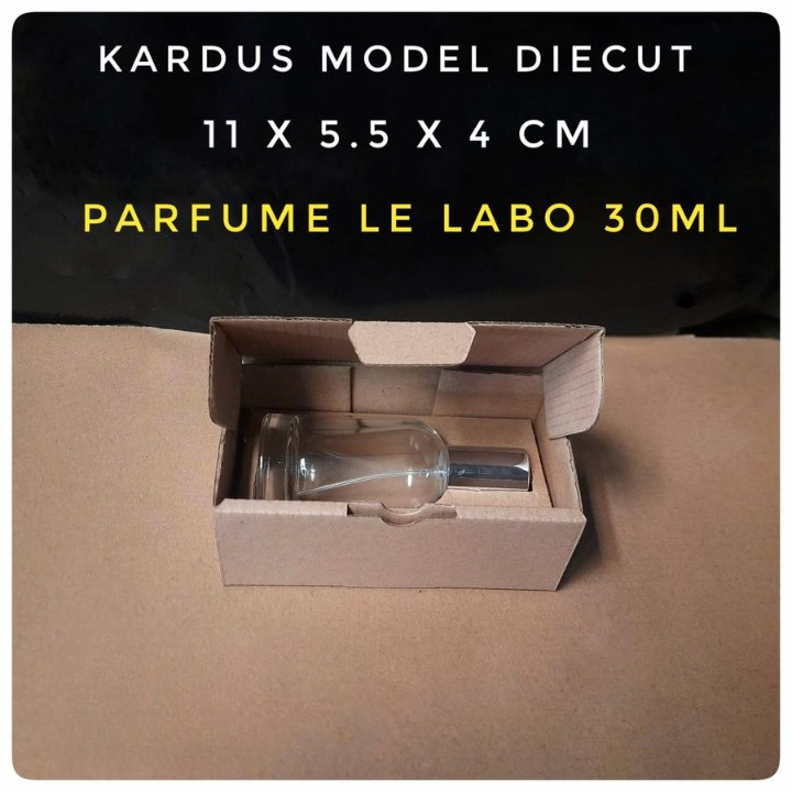

Box Kotak Polos Coklat Isi 1 Pcs Ukuran 11 x 5,5 x 4 cm Model Die Cut Parfum Le Labo 30 Ml