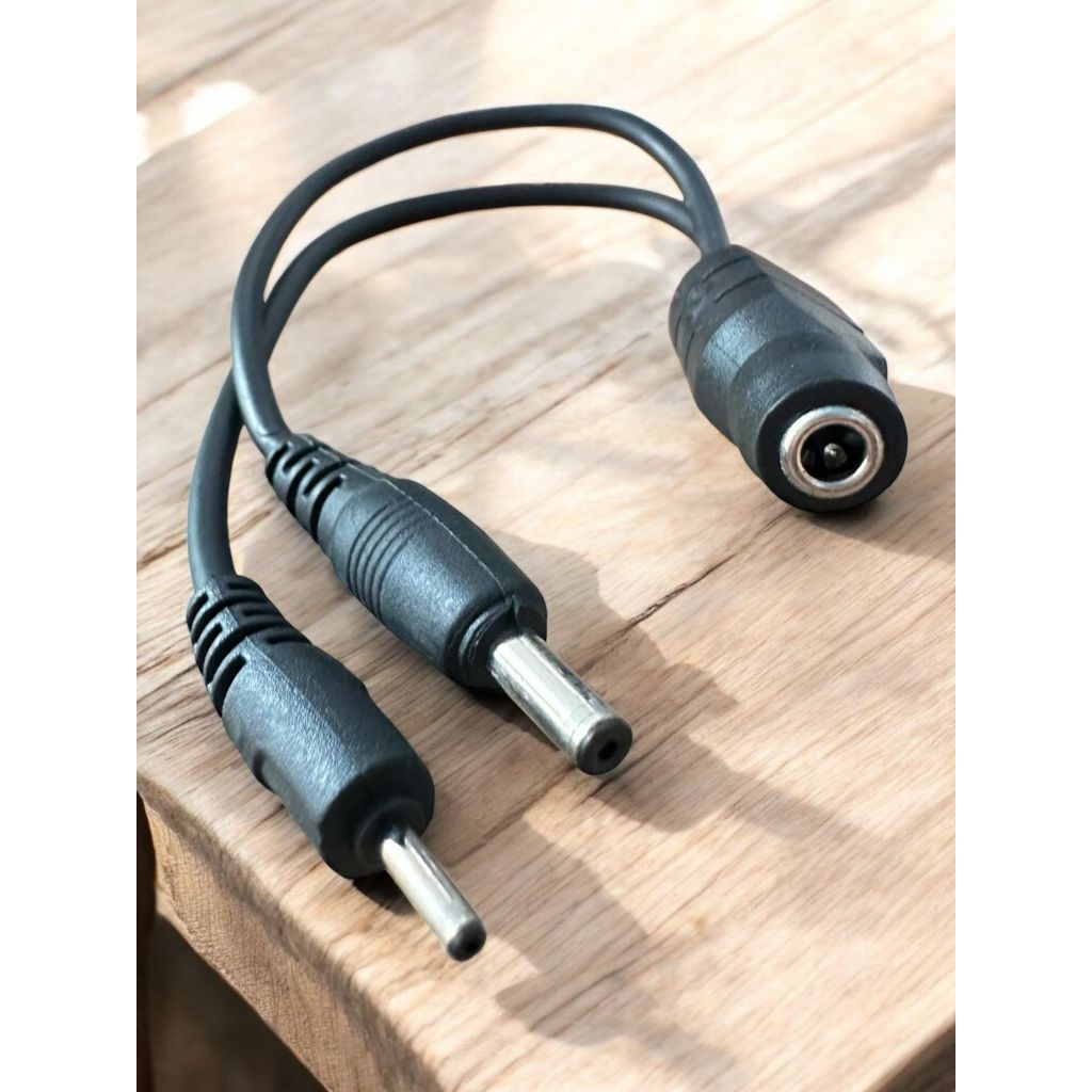 Kabel Jack DC Splitter DC Adaptor CCTV Emergency Senter Kepala  Hp Nokia Jadul 2 Cabang Male Nokia C