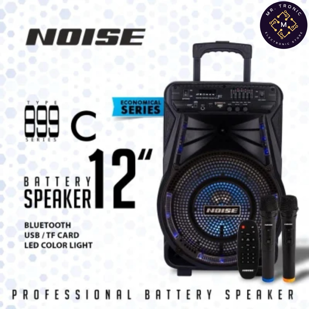 Speaker Portable Wireless Noise 899 C 12 inch | 899 C 15 inch bluetooth