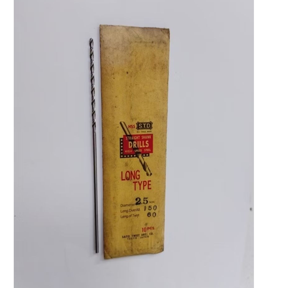 Mata bor 2,5mm PANAJNG 150mm mata bor Long 2,5mm L150mm SATIO japan