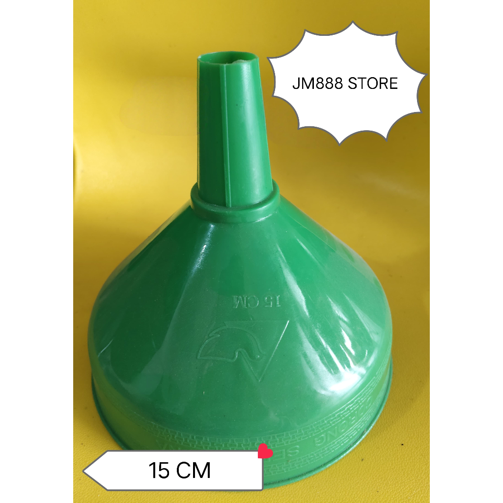 Corong air minyak plastik kecil besar / corong air / corong minyak plastik - 15 cm