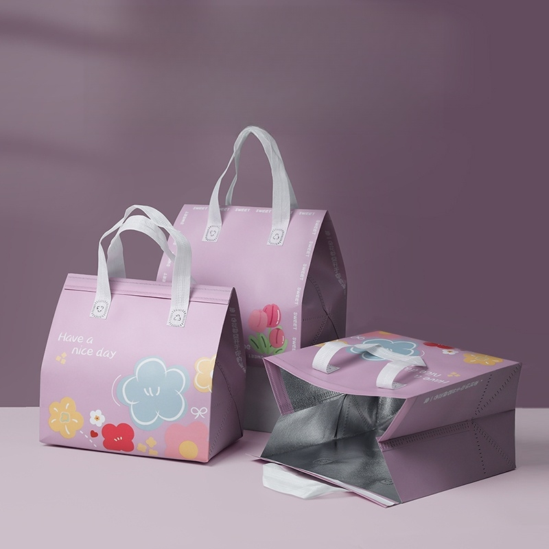 Tas Thermal Cooler Bag / Cooler Bag Aluminium Foil Thermal / Tas Bekal Makanan Anti Air Tahan Panas