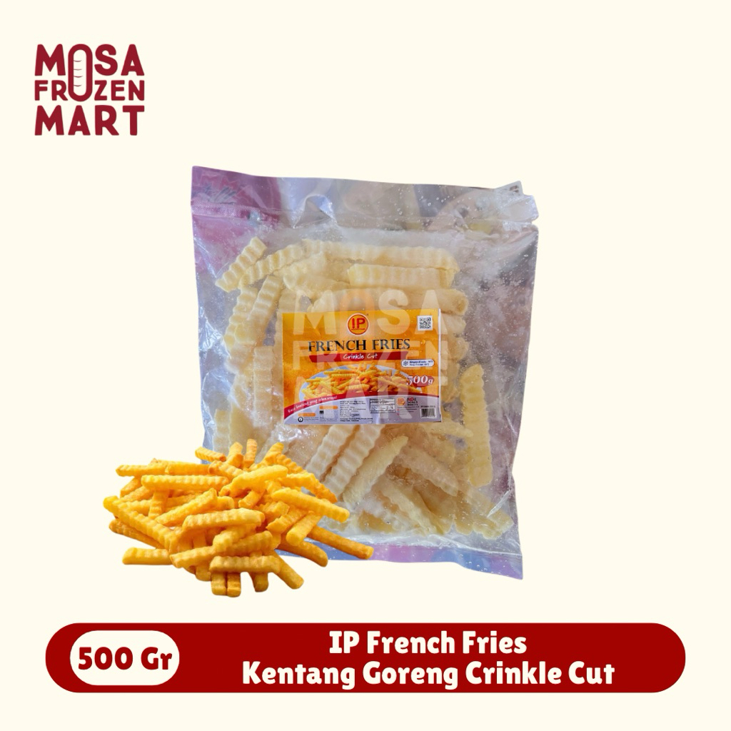 

IP French Fries Crinkle Cut 500 Gr | Kentang Goreng