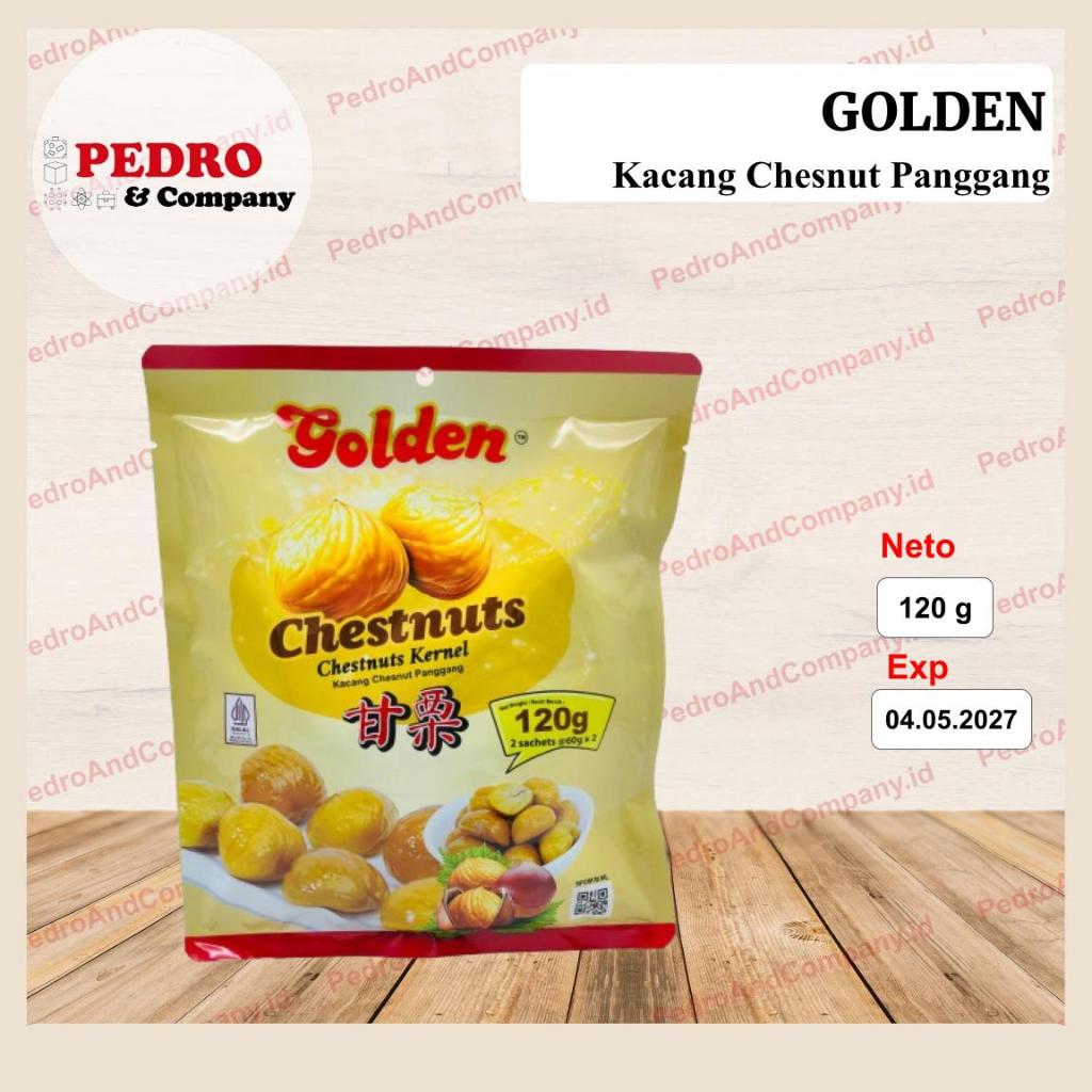 

Golden Chestnuts Kernel 120 gram kacang chestnut panggang